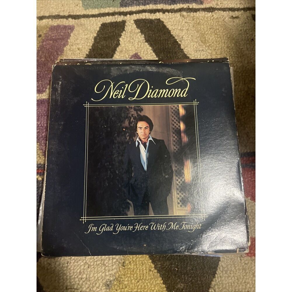 NEIL DIAMOND, I AM GLAD YOU’RE HERE WITH ME TONIGHT, 1977, Vinyl LP Album